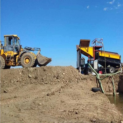 Introduction of large bucket gold panning ship and gold panning equipment